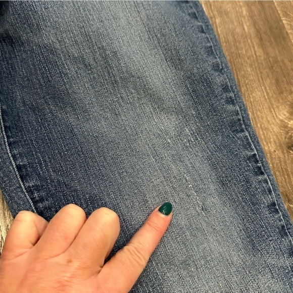 Guess Jeans Vintage 90s Womens Tapered Mid Rise Distressed 29 Medium Wash - Picture 5 of 16